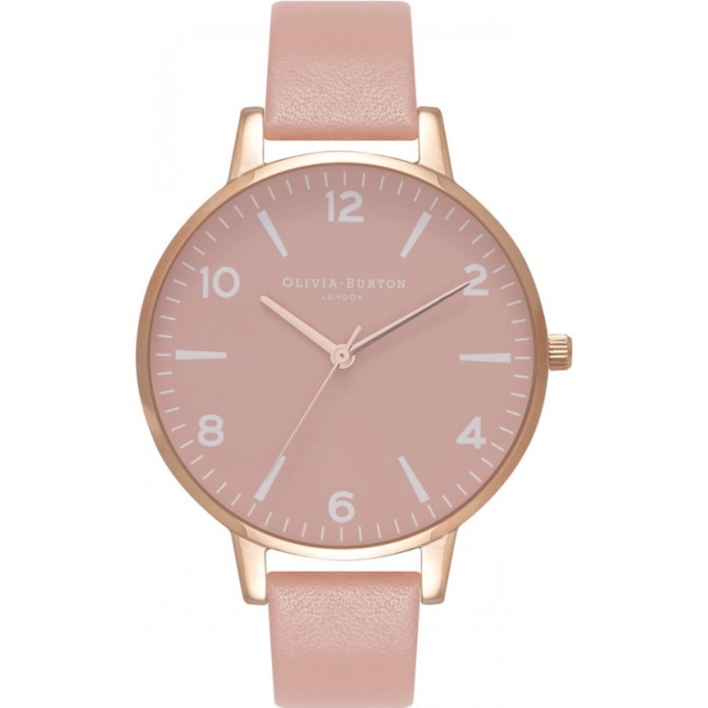 Olivia Burton Salmon Blush Rose Go Leather Watch
